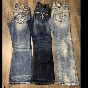 Men’s buckle jeans size 32 like brand new!